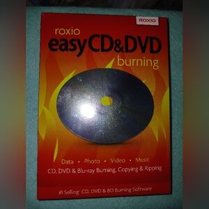 Roxio Easy CD & DVD Burning Software for PC, New Sealed